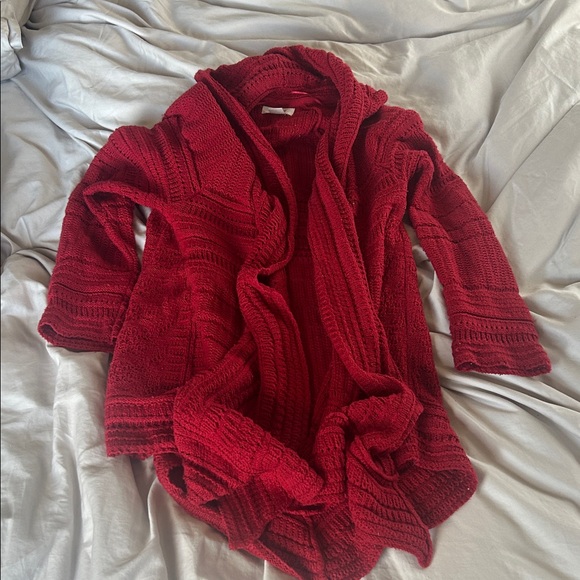 Style & Co. Sweaters - Style & Co. Women's Red Cardigan Sweater